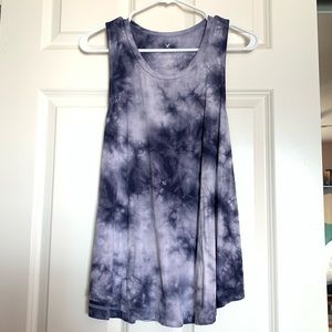 Tie Dye American Eagle Muscle Tee